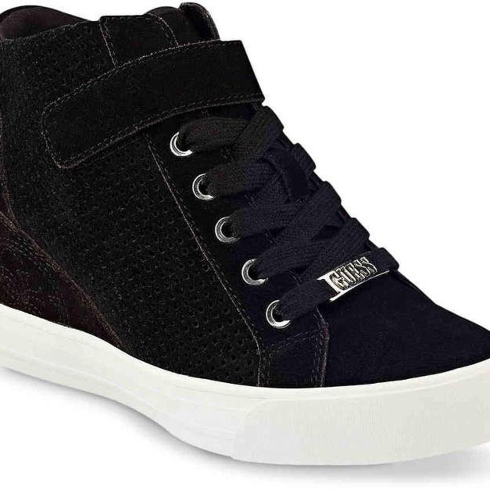 Black High-Top Sneakers